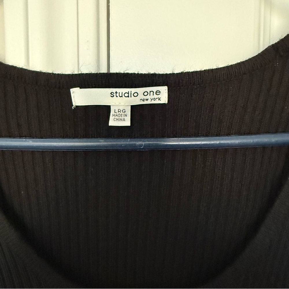 Studio One New York Midi Dress in Black, Gray & Cream - Picture 2 of 5